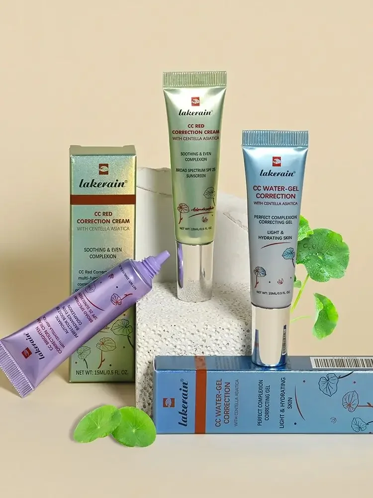 CC Creme erbiano Centella Mudança de Cor Creme de Umidade Base de Maquiagem Cobertura Completa Base