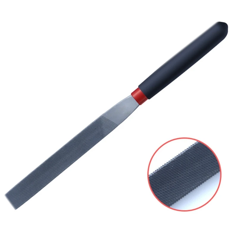 4Pcs Small Steel Files Needle Flat File for Stone Glass Metal Carving Craft