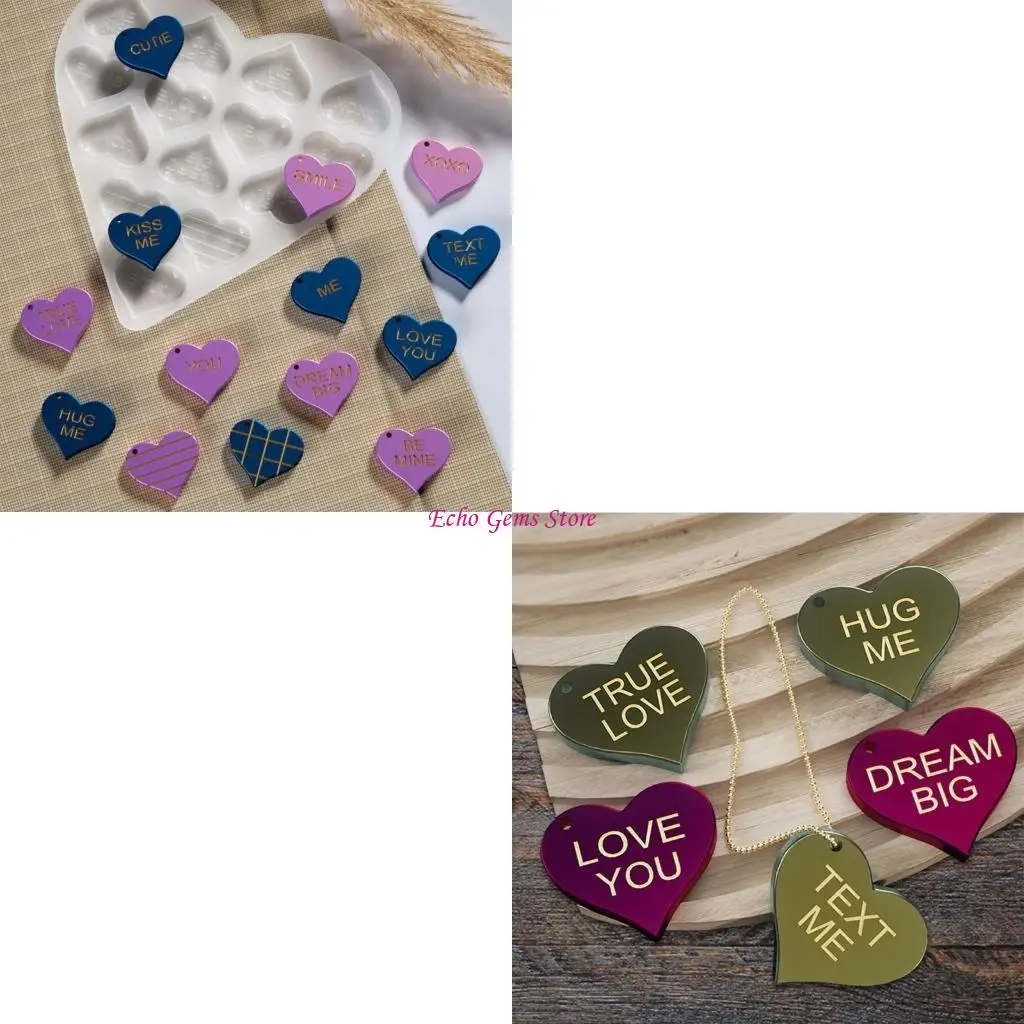 

Heart Craft Silicone Molds Epoxy Resin Accessories for Making Accessories C71A