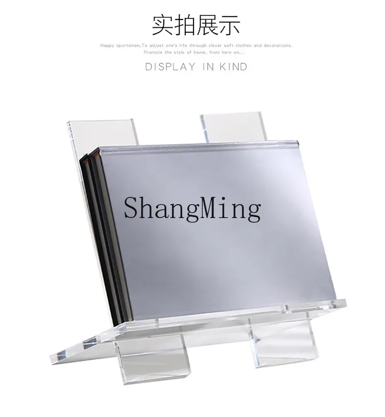 DSA modern simple acrylic transparent bookshelf model room model room living room bedroom jewelry ornament