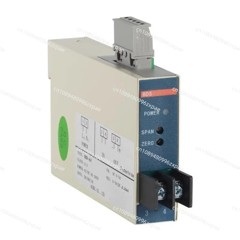 Isolated DC Voltage Transducer 0-1500V to 0-10V 4-20mA for Energy Meter Battery