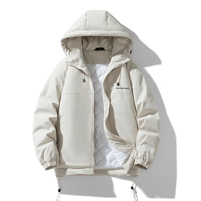 

High Quality Roupas Masculinas Waterproof Wind-Resistant Thickened Warm Comfortable Outwear Zipper Hot Men Clothing With Hood