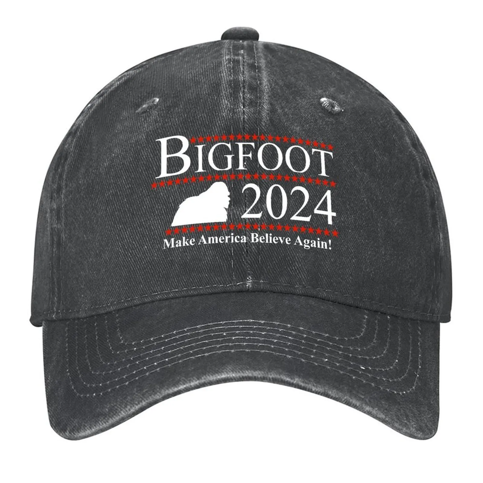 

Bigfoot 2024 - Make America Believe Again! Baseball Cap New Hat Hat Baseball Cap fishing caps man Baseball Men Women's