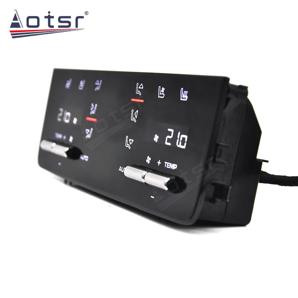 For Porsche Cayenne 2017 2018 2019 2020 2021 AC Air Conditioning Climate Board Voice Control LCD Touch climate Control Screen