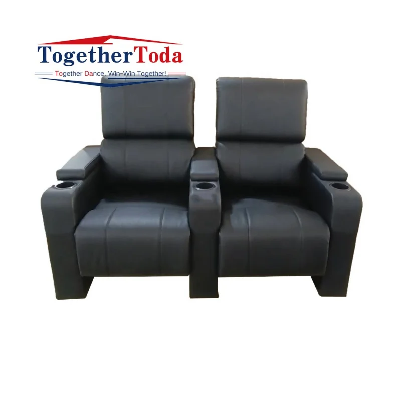custom.Theater Furniture Home Cinema VIP Auditorium Recliner Leather Sofa Chair Seating Lecture Hall with Writing Pad or Not