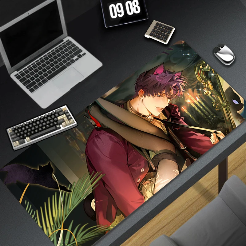 Mouse Pad PC Gamer Sea Anime Keyboard Pad Love And D-deepspace R-rafayel Cool Mousepad Laptop Gaming Accessories Rubber Desk Mat