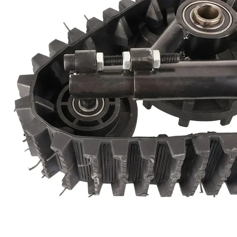 1 Pair 23T ATV Snow Track Snowmobile Rear Wheel Rubber Track Kit for ATV UTV Buggy Four Wheel Snow Track System Snow BlowerWheel