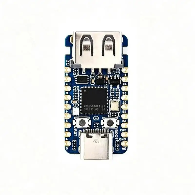 1Pcs RP2350 Microcontroller Development Board Type‑C And USB‑A Interface Module