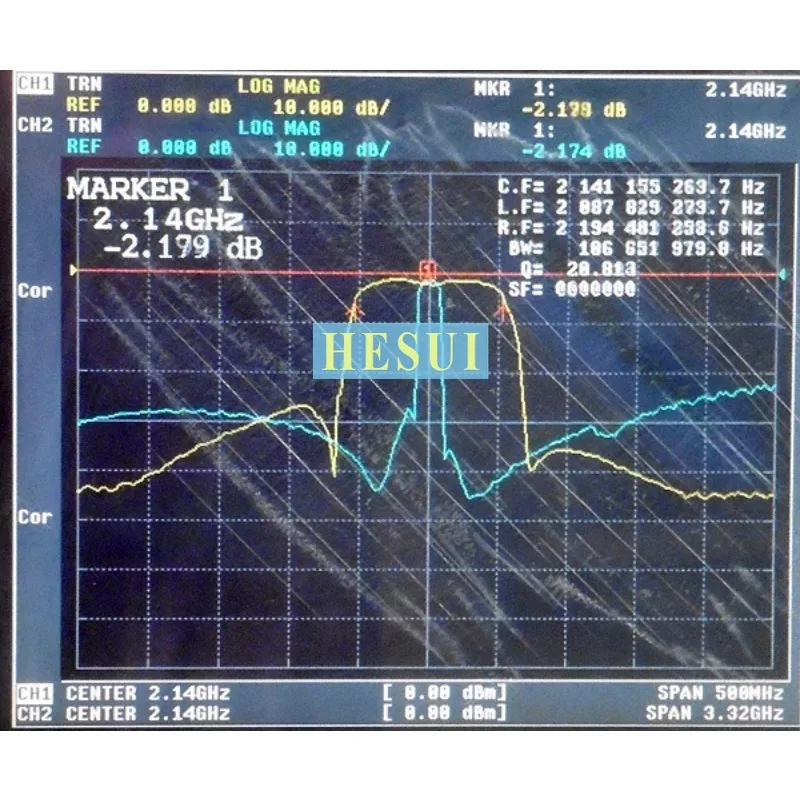 BPF 2140MHz Module  SAW RF bandpass filter for UMTS/AWS system, 1dB passband 2110-2170MHz Module Board