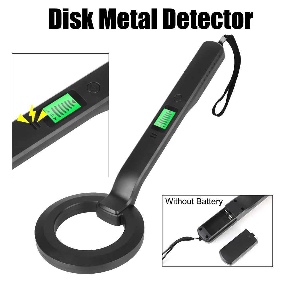 Multi-purpose Metal Detector High Sensitivity Waterproof Portable Metal Detector With Audio And Vibration Alarms 360 ° Scanning