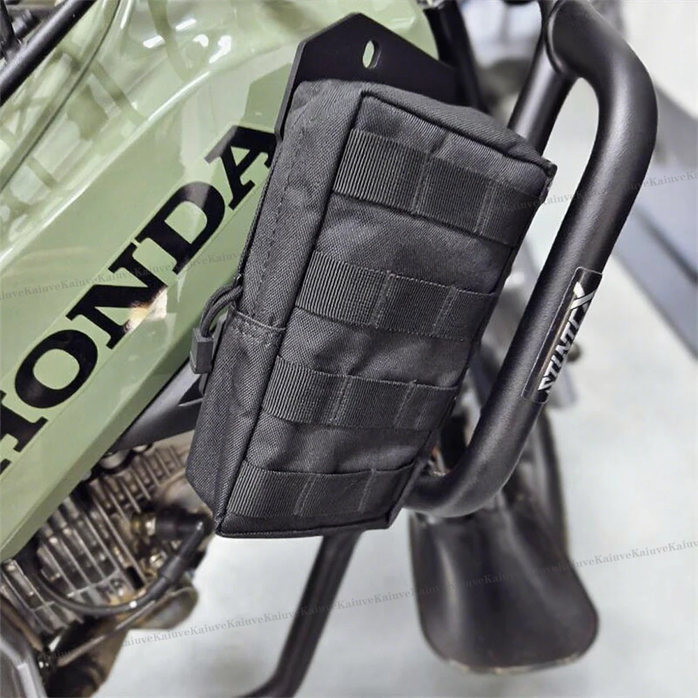 Motorcycle Bumper Molle Panel For Trunk Storage Aluminum Alloy Waterproof Tactical Molle Organizer Modular Storage