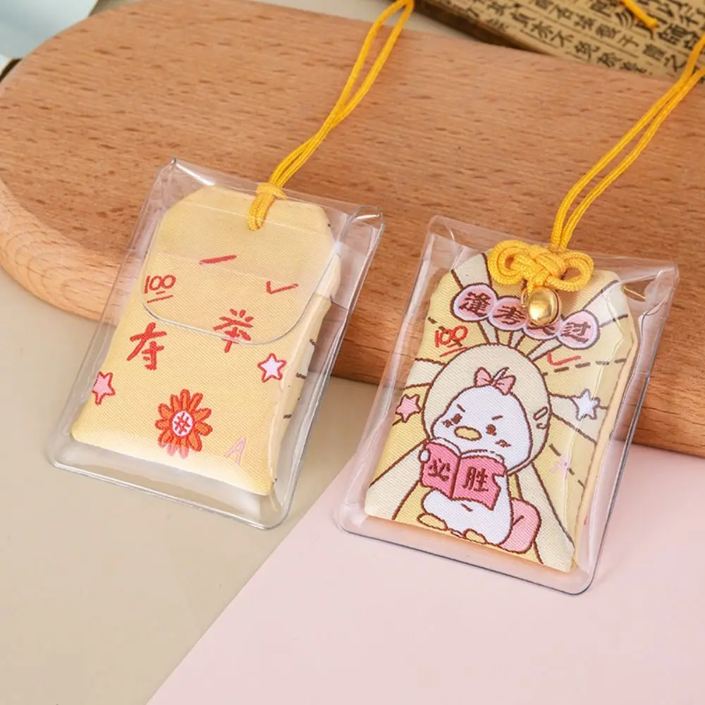Japanese Prayer Lucky Charm Fortune Beauty Chinese Pendant New Classic Omamori Pray Couple Keychain Friend Kid Gift
