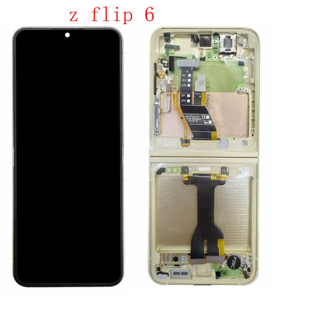 Amoled For Samsung Z flip 6 inner F741 LCD Display Touch Screen