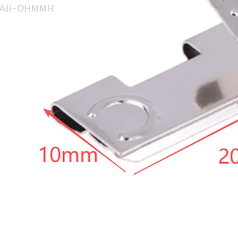 ZLinKJ 10Pcs Battery Clip AA Battery Contacts BC-290-NI Spring Steel Nickel Plated Positive Negative Mate