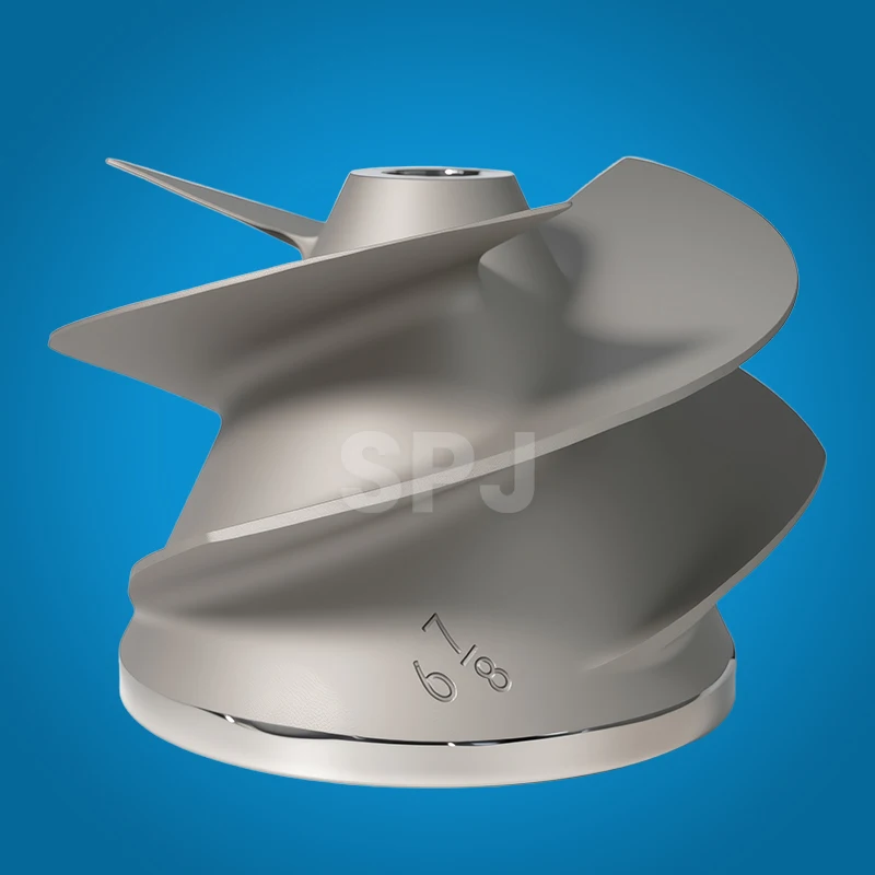 

Outboard Jet Impeller 6 7/8 3-Blade Fit Suzuki Yamaha Tohatsu Sand Blasted Jet Boat Pump Propeller