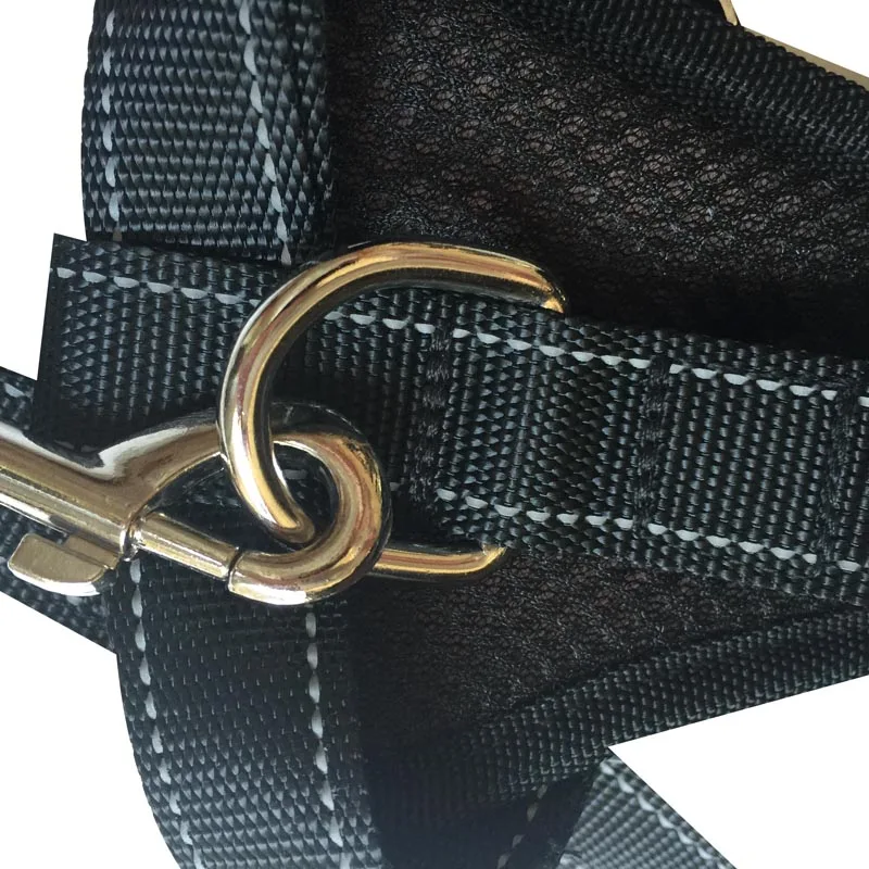 Hund Auto Sicherheit Brust Sicherheitsgurt Haustiergeschirr Einstellbare Fahrzeug Atmungsaktive Sichere Hunde Gürtelgeschirr Gehgeschirr Mit Gürtel Leine – Detail 10