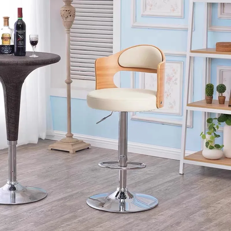 

Counter Gold Leg Bar Stool Camping Ultralight Contemporary Bar Stool Adjustable Swivel Mostrador Recepcion Cafe Furniture