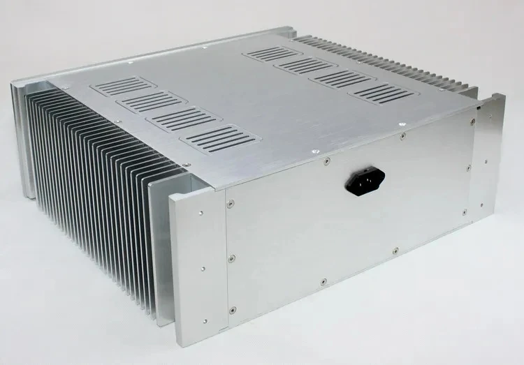 WA85 Full aluminum enclosure preamp chassis Power amplifier case / box 392*435*155mm