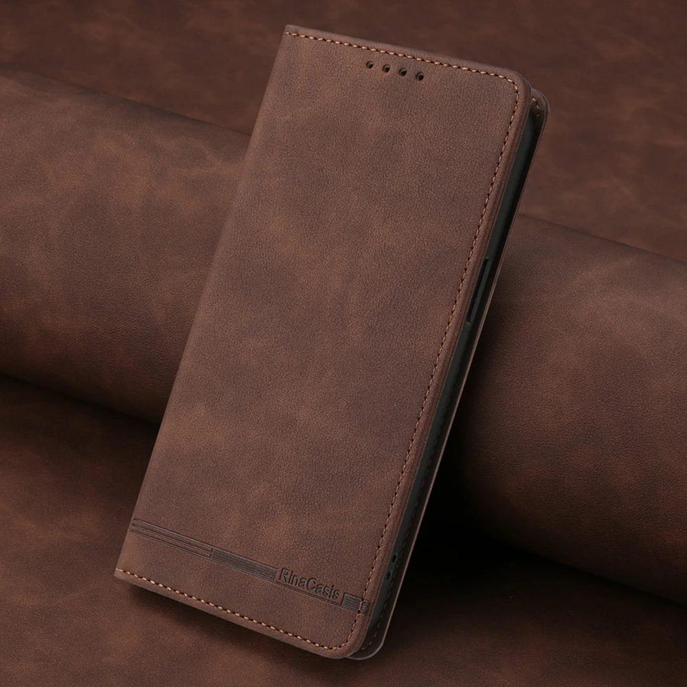 

Роскошный чехол для iPhone 17 Pro Max 5G 2025, RFID-магнитный кожаный флип-чехол для iPhone Air Wallet Funda iPhone17 Pro Cover