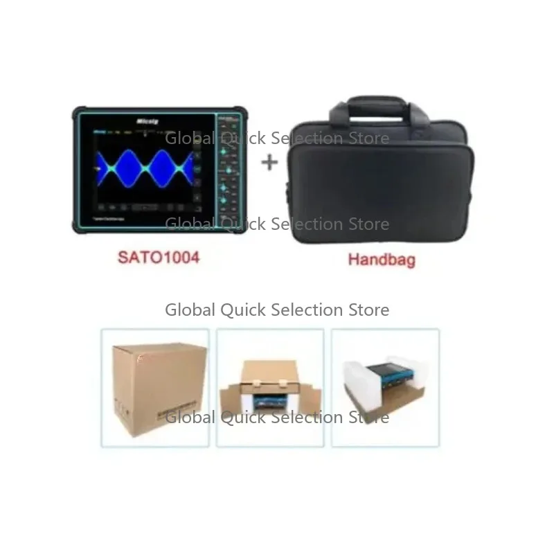 SATO1004 Micsig Automotive Tablet Oscilloscope 8" TFT LCD  Handheld Lgnition Diagnostic Analysis 100Mhz 4CH Touch Screen ATO1104