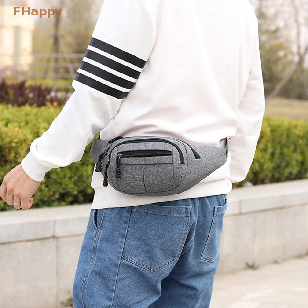 Pacote de cintura masculina náilon esporte fanny sacos menino gota perna sacos hip bum cinto saco viagem equitação motocicleta crossbody bolsa