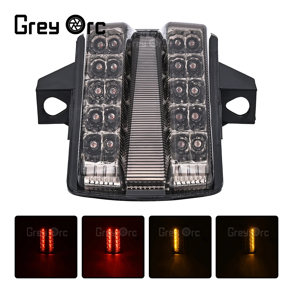 

Motorcycle LED Rear Taillight Brake Turn Signal Integration For Suzuki SV650 2003-2012 SV1000 2003-2009 Accessories