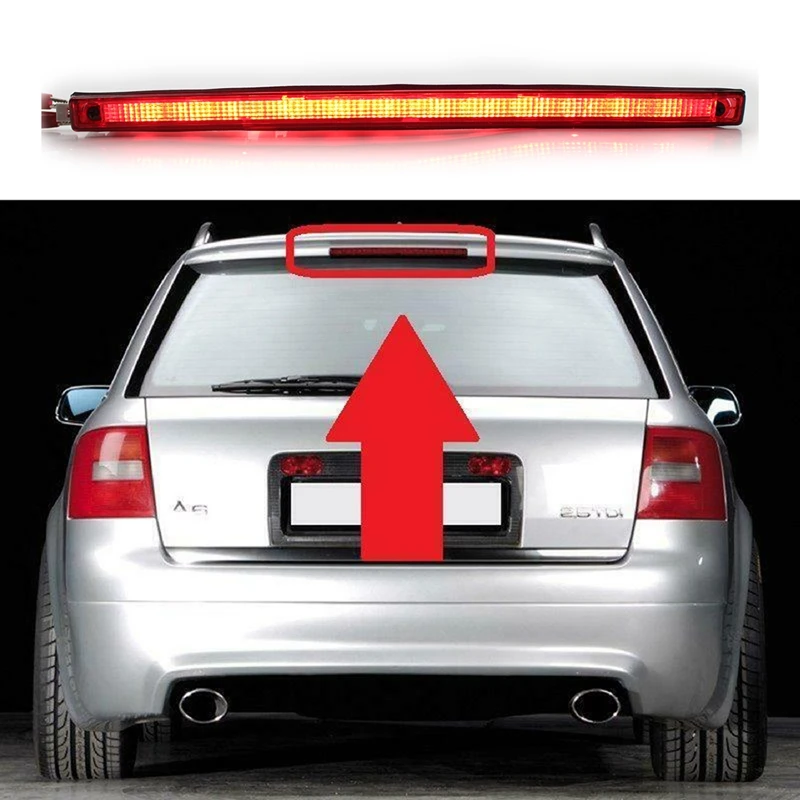 

Car Rear 3Rd Third Brake Stop LED Light For- A6 Allroad Quattro N 1998-2005 4B9945097A