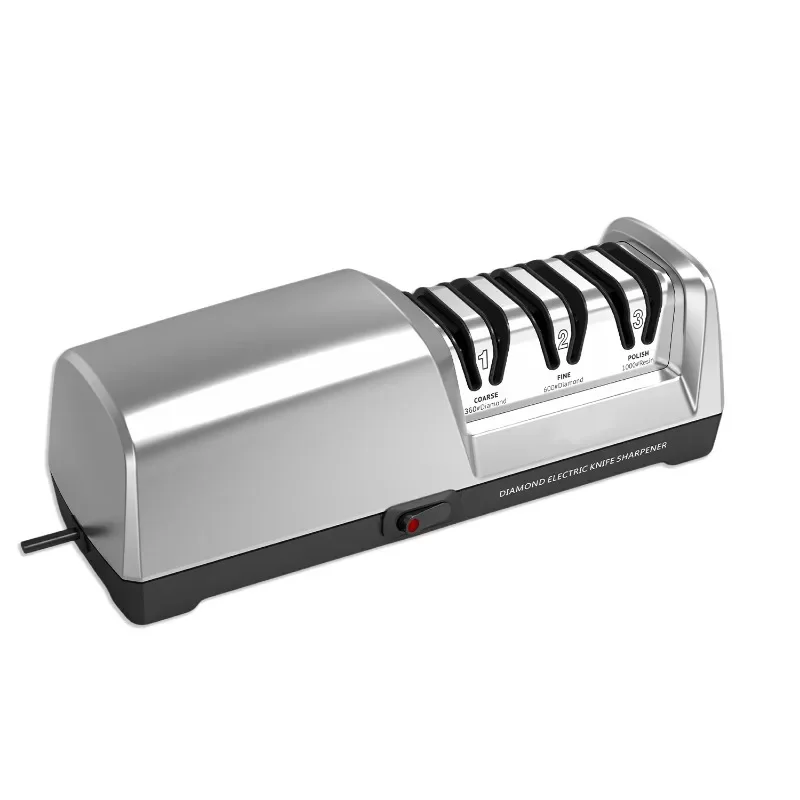 Smart Gadgets Kitchenware Top 3 Electric Diamond Steel Kitchen Knife Sharpener