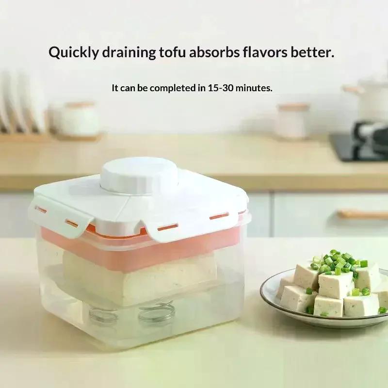 Cooking Tool Set DIY Plastic Tofu Press Mould Homemade Tofu Mold Soybean Curd Tofu Making Mold With Cheese Cloth Kitchen