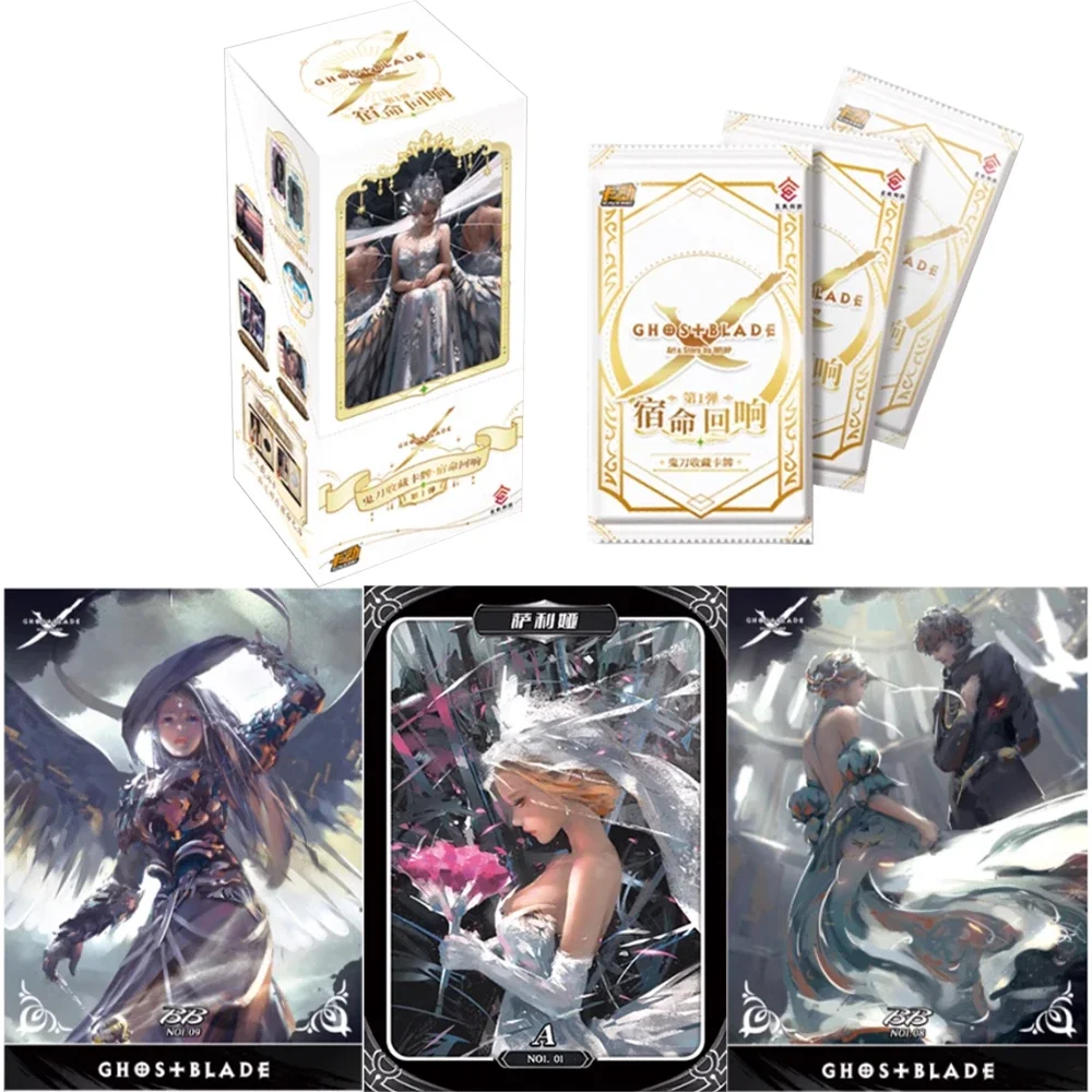 Ghost Blade Card Echoes of Fate Luxury Collection Cards MAX Sister Twins Gold and Silver Cards Hand-painted Comic Art Card