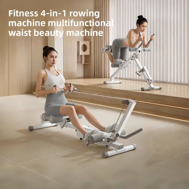 Rowing Machine Abdominal Cruncher Indoor Fitness Equipment Belly Fat Slimming Pushup Board Fitness Equipment Indoor Workout