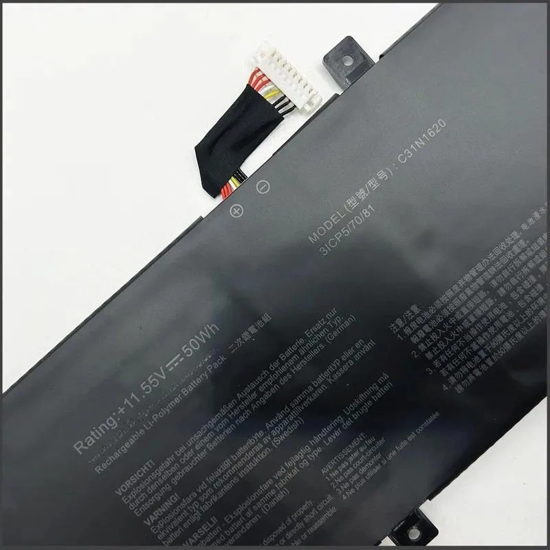C31N1620 Laptop Battery for ASUS Lingyao U4100U U4100UQ UX430U UX430UQ Notebook Replacement Rechargeable Battery