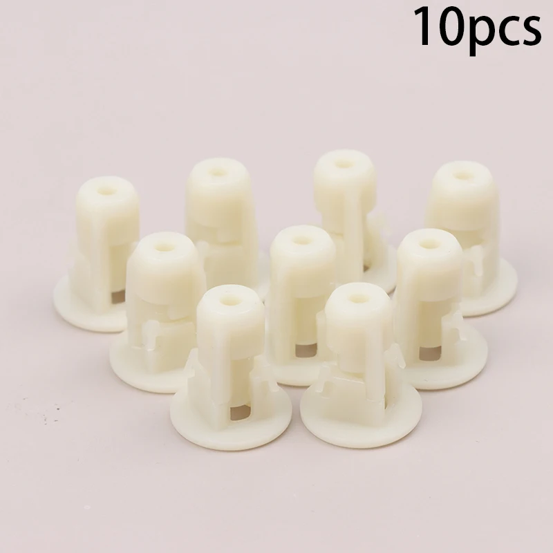 10Pcs Nylon Car Under Cover Nut Grommet Trim Clips 07147201307 51757271848 For Auto Fastener Clip Interior Accessories