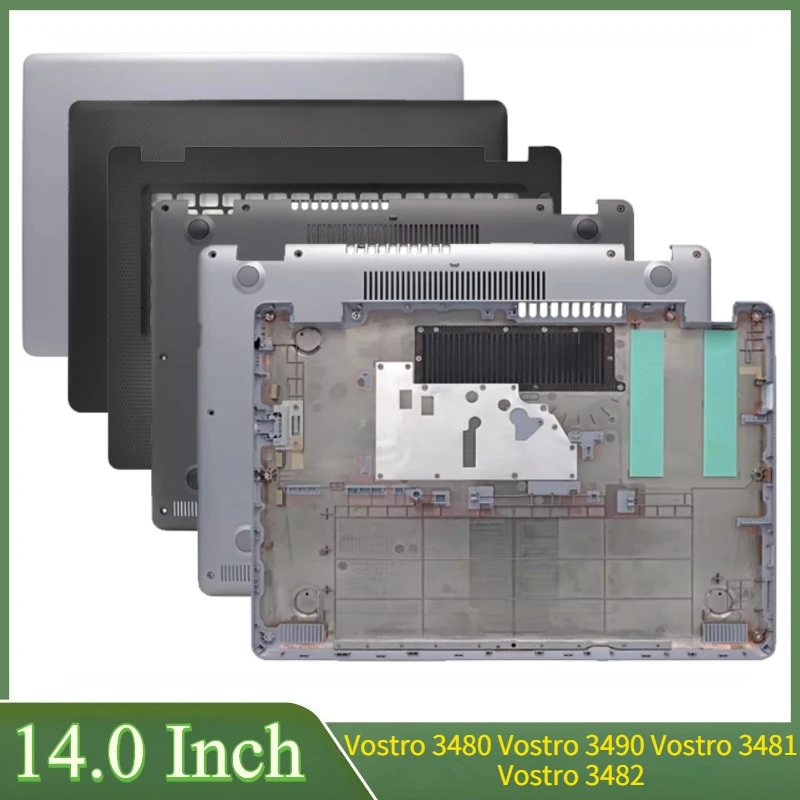 14 "para Vostro 3480 Vostro 3490 V3481 Vostro 3482 V3480 cubierta trasera LCD para portátil bisel frontal bisagras de reposamanos cubierta inferior
