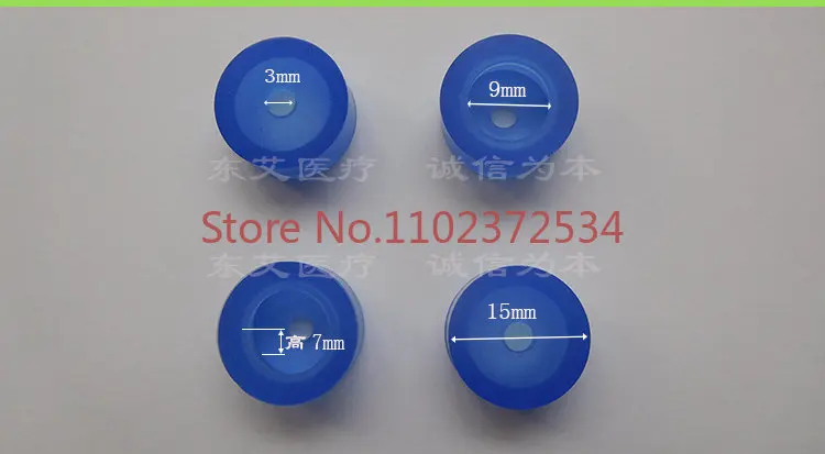 20 pieces Sealing cap for laparoscopic puncture device made of blue 5mm 10mm silica gel