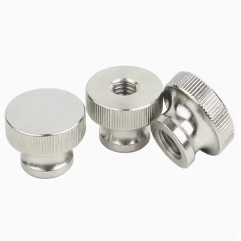 5pc-10pcs M2 M2.5 M3 M4 M5 M6 M8 304 Stainless Steel High Knurled Step Thumb Nut Advertising Decorative Nail