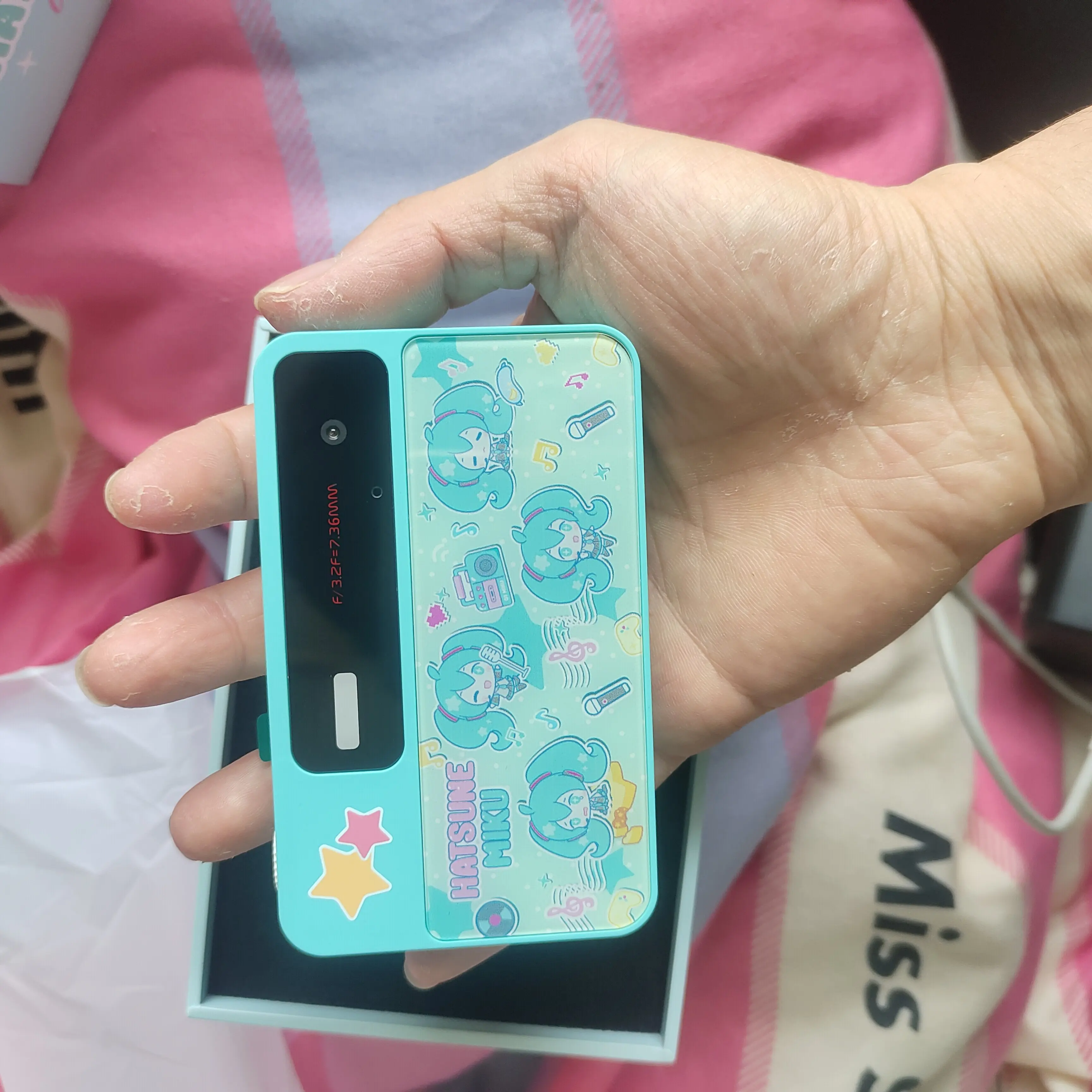 Original Hatsune Miku Ccd 600mah Digital Camera Cartoon Anime