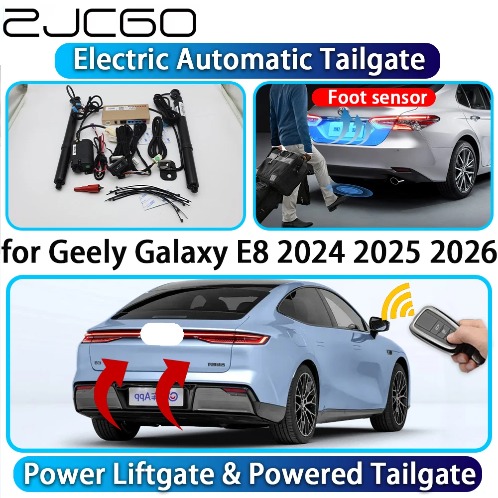 

ZJCGO for Geely Galaxy E8 2024 2025 2026 OEM Automatic Power Liftgate Powered Tailgate Intelligent System Trunk Lift Control Kit