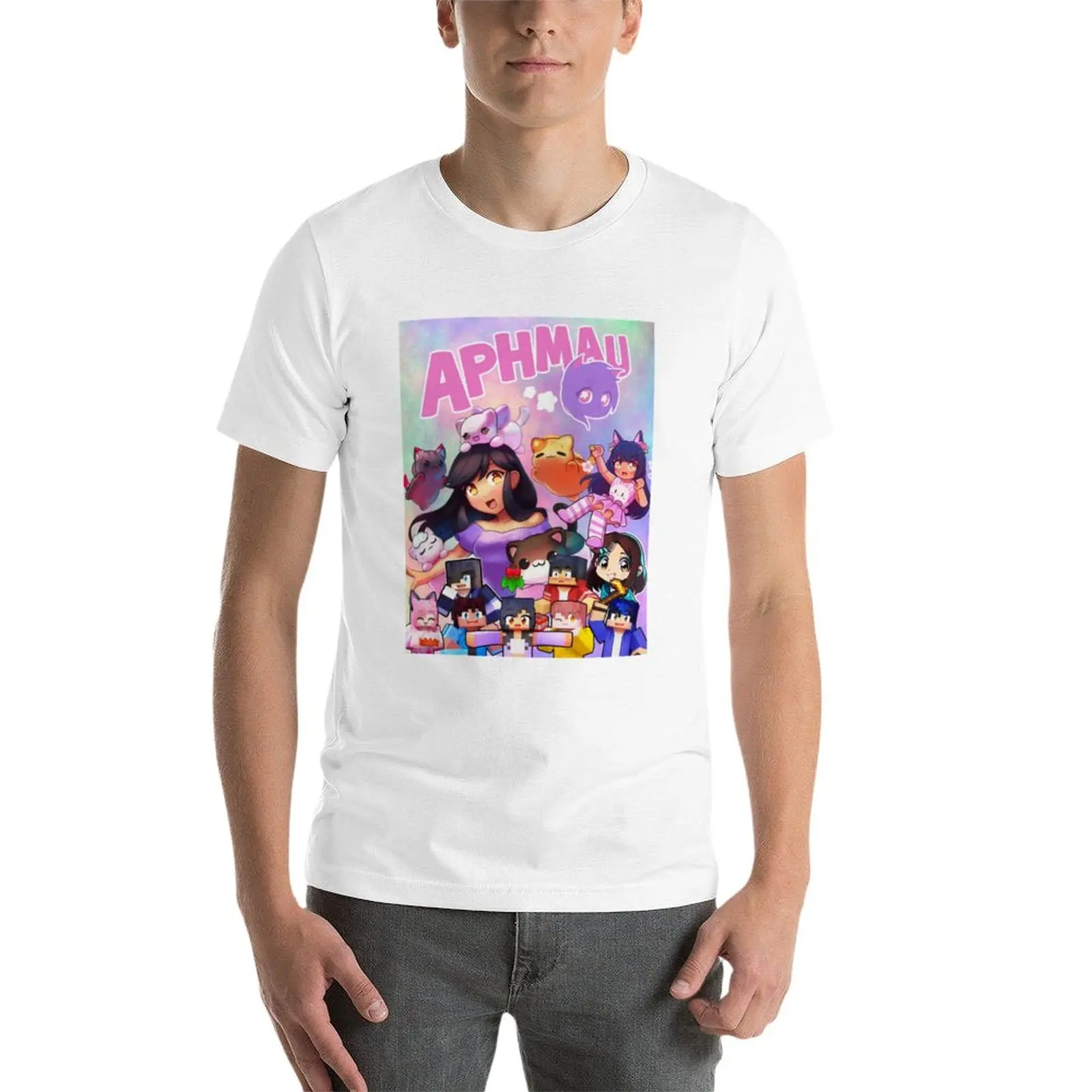 New Aphmau Art T-Shirt heavyweight t shirts sublime t shirt Men's t-shirts