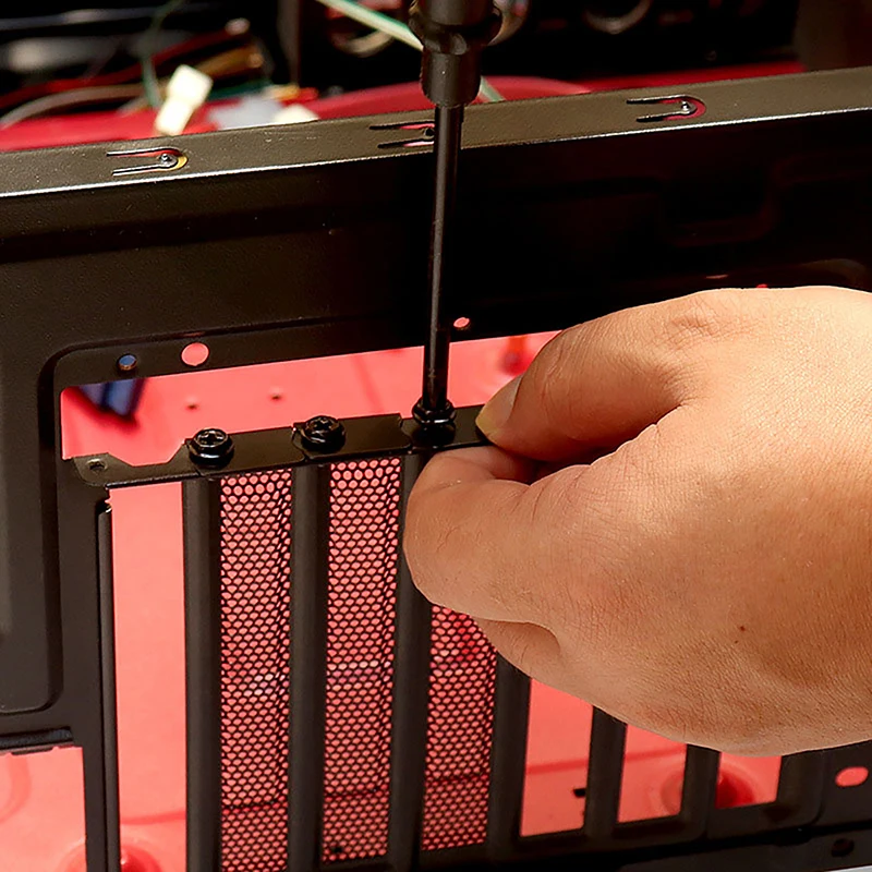 

5Pcs PCI Slot Cover Dust Filter Blanking Board Cooling Fan Dust Filter Ventilation PC Computer Case Accessories