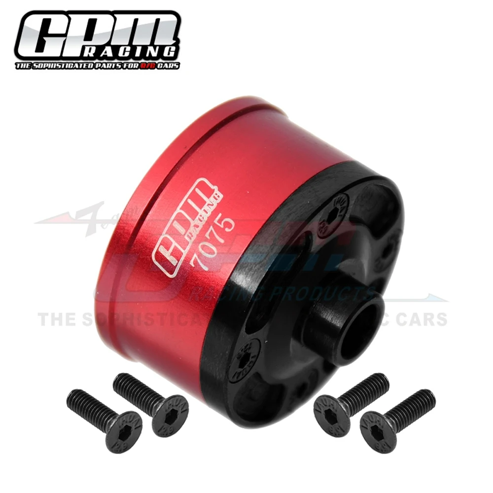 GPM Kim Loại Trước/Trung/Sau Vi Phân Ốp Lưng Diff Tàu Sân Bay Vỏ Nhà Ở 9581 Cho 1/8 4WD SLEDGE Xe Tải MONSTER 95076-4 Phần