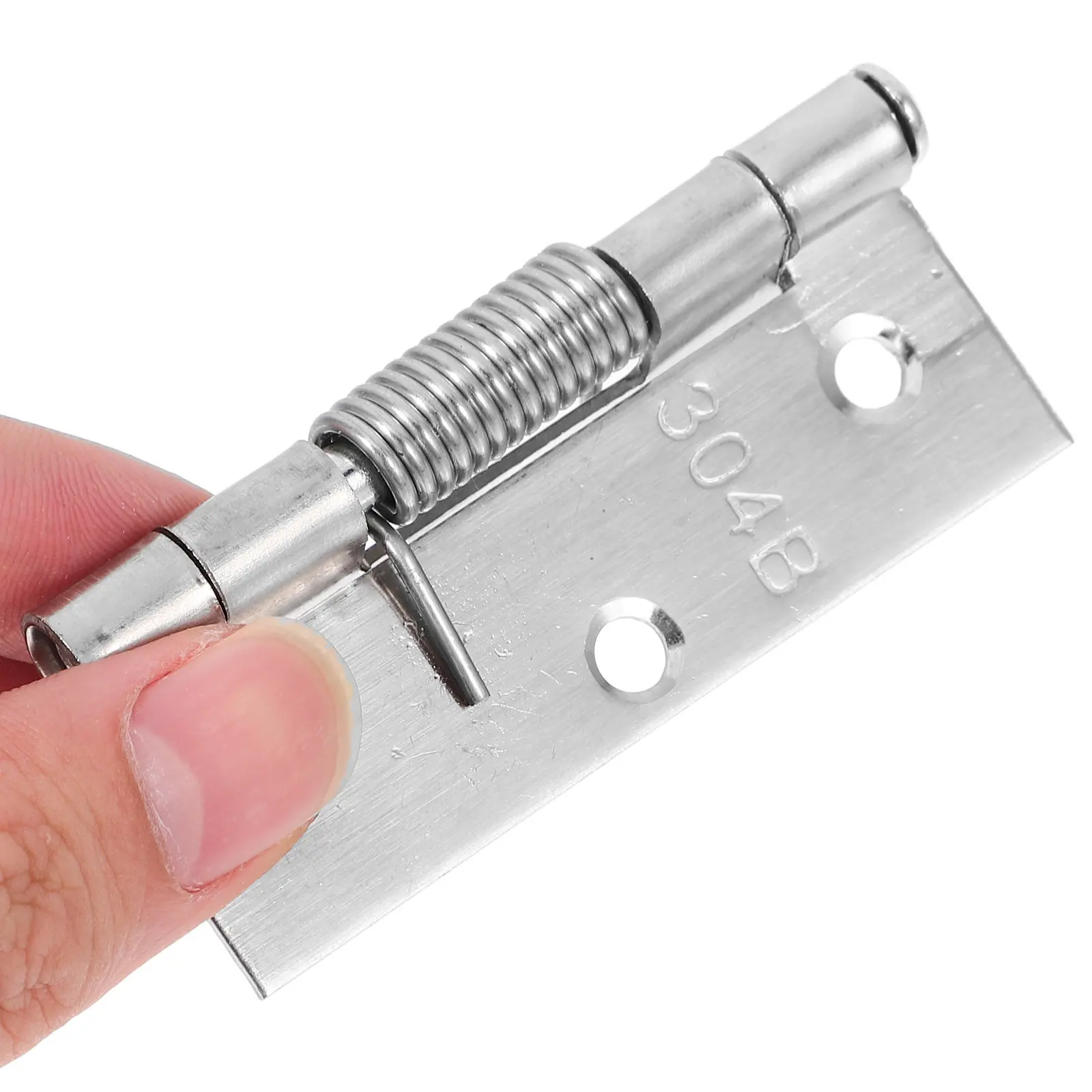 Self Closing Door Hinges 2 Pack Stainless Steel Quiet Heavy Duty for Interior Exterior Furniture Doors