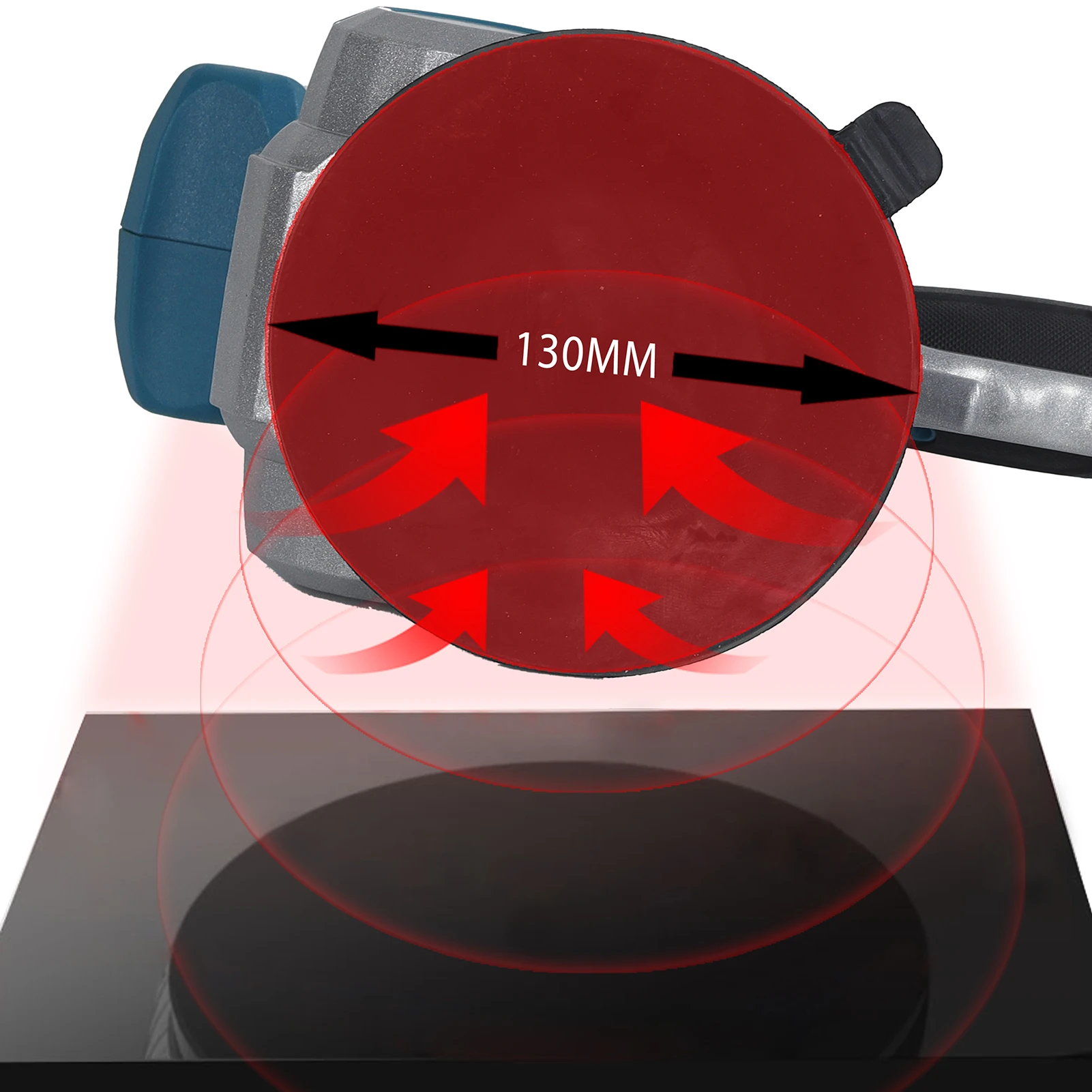 Floor Tile Vibration Levelling Machine 21V Max Battery Tiling Tool Electric Tile Vibrator Flooring Tools with Touchscreen