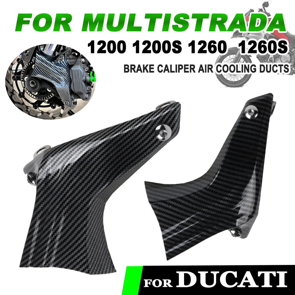 

For Ducati Multistrada 1200 1260 S V4 V4S Sport ABS Grand Tour Grand Tour Motorcycle Accessories Brake Caliper Air Cooling Ducts