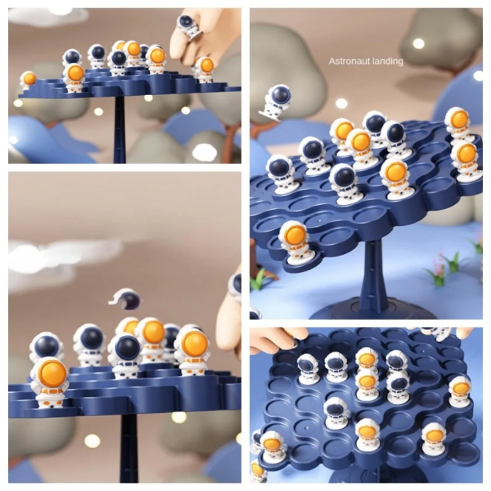 Educational Astronaut Balance Tree Game genitore-figlio Interactive Balancing Board Puzzle Montessori Astronaut