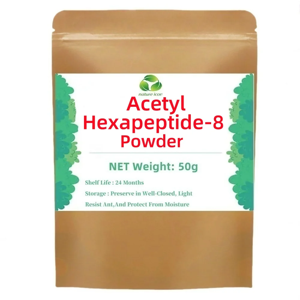 Acetil Hexapeptide-8, remoção do enrugamento, material cosmético, pó do hexapeptide, 50-1000g