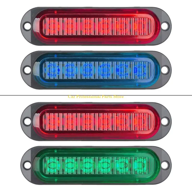 

R53D Waterproof Two-Tone Marine Navigation Lamp 6 LED Corrosion Resistant Light For Enhanced Visibility On Yachts Ships 2pcs