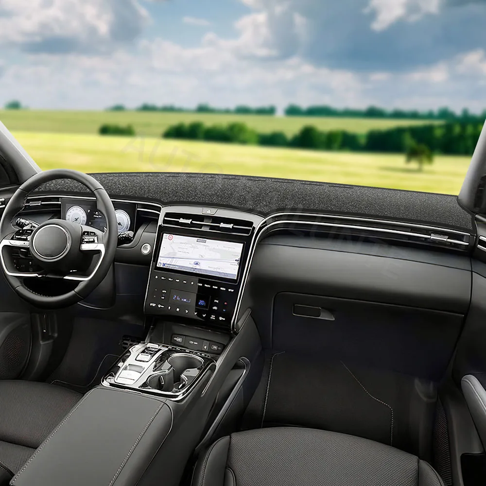 Per Hyundai Tucson NX4 2021 2022 2023 tappetino per cruscotto dell'auto evita cuscinetti luminosi custodia anti-uv accessori antiscivolo