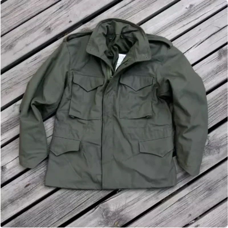 American M65 Trench Coat Men's Tactical Coat Field Trench Coat Autumn Winter Cotton Coat