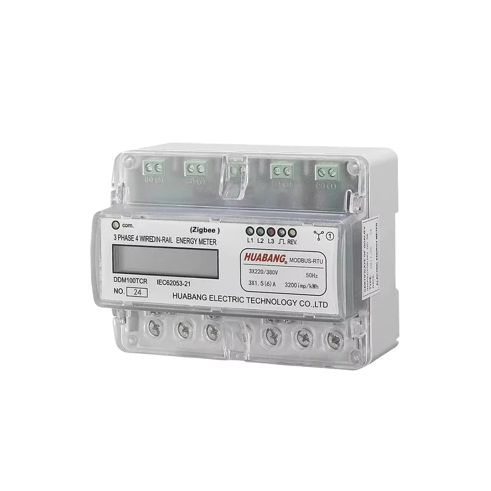 2026 Three Phase RF Remote Control Din Rail ZIGBEE Universal Wireless Energy Meter